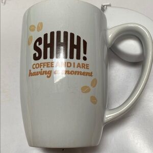 Royal Norfolk 20 oz. Mug Saying “SHHH!
Coffee And I Are Having A Moment”.